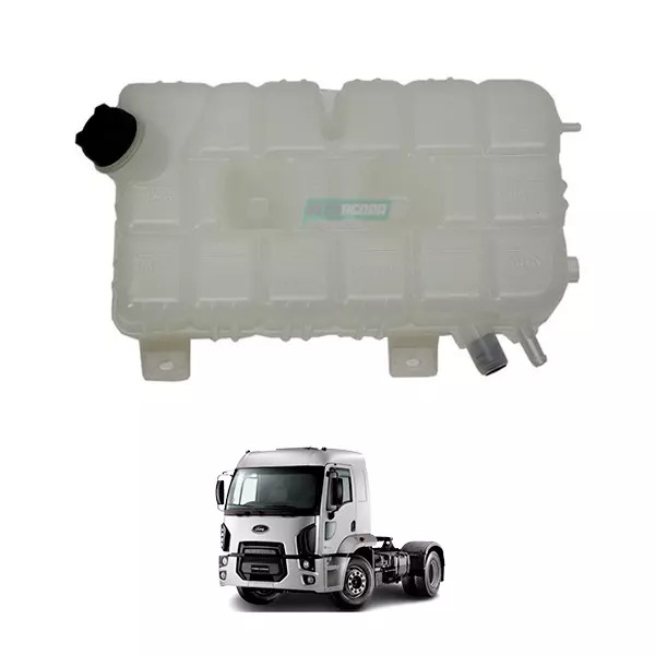 RESERVATORIO TANQUE RADIADOR EXPANSAO COM TAMPA FORD CARGO 2012 1319 1519 1719 1