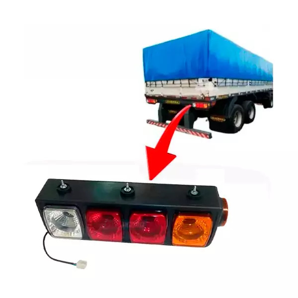 LANTERNA TRASEIRA CARRETA GUERRA UNIVERSAL SEM ABA DIREITA (GL1150ACRLX-DIREITO-