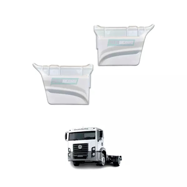 KIT TAMPA ESTRIBO VW CONSTELLATION COM REFORCO PLASTICO ABS (W50012)