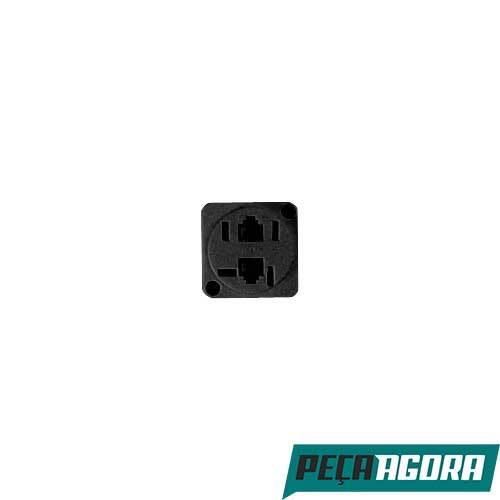 TOMADA PARA TELEF.FC TELEBRAS +2 RJ11 FRONT.PTO 17268 (15173CC)