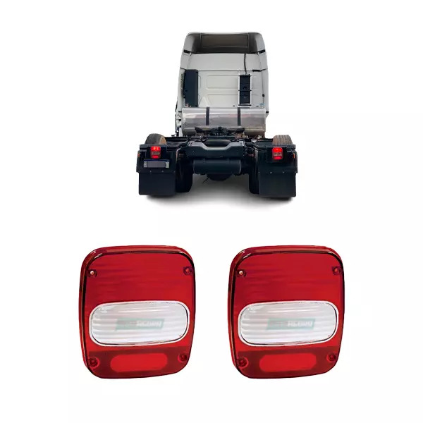 PAR LENTE LANTERNA TRASEIRA MARMITAO VW CONSTELLATION 2012... MODERNO MAN 13190 