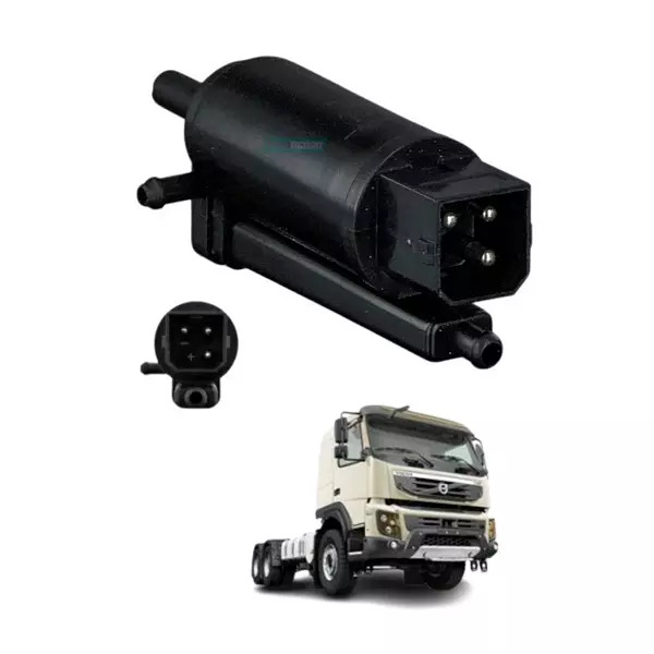 BOMBA AGUA ESGUICHO LIMPADOR PARABRISA VOLVO FH VM FM NH 3 PINOS (21189159-20747