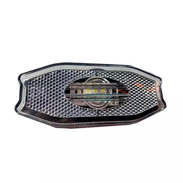 LANTERNA LATERAL LED BIVOLT SEM SUPORTE EXCLUSIVE  CRISTAL (462865-H37250)