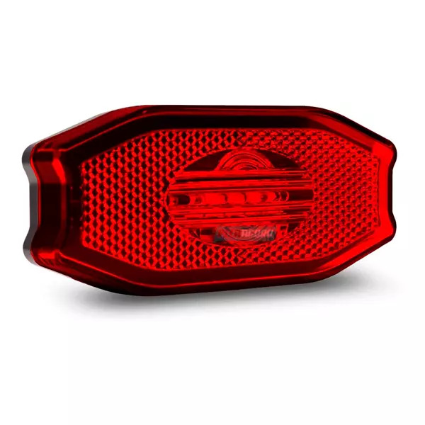 LANTERNA LATERAL LED BIVOLT SEM SUPORTE EXCLUSIVE VERMELHA H3 (462864-H37249)