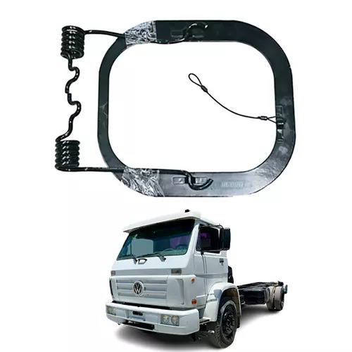 SUPORTE COM MOLAS COIFA ALAVANCA CAMBIO VW 13170E 2003 DIANTE MOTOR CUMMINS EURO