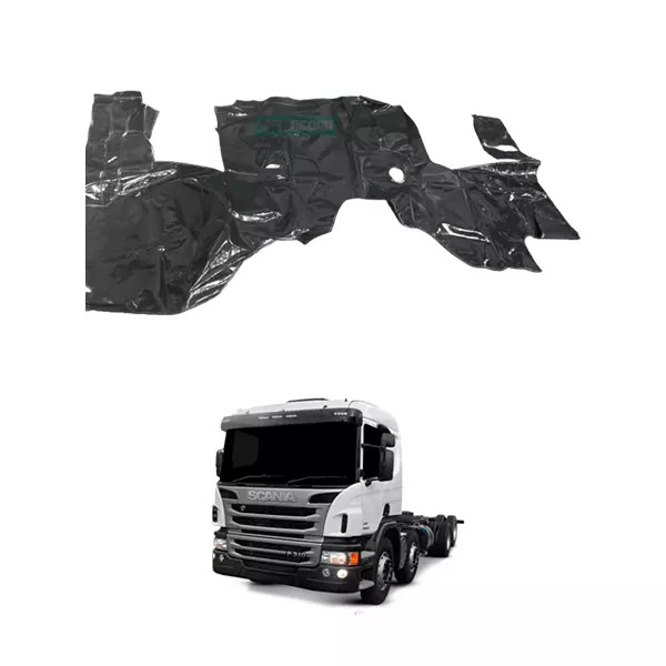 TAPETE VINIL PRETO PARA SCANIA P310 114G COM CAPO (PUES413P)