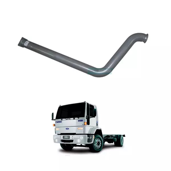 TUBO SAIDA DIANTEIRO MOTOR FORD CARGO 1215 1415 1418 1617 1618 1721 (87HU5246BA-