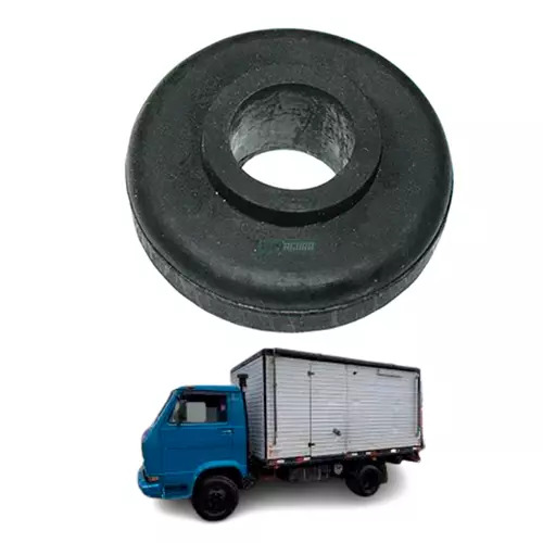 BUCHA BORRACHA INFERIOR AMORTECEDOR DIANTEIRO VW 790 7100 7110S 8100 8140 10160 