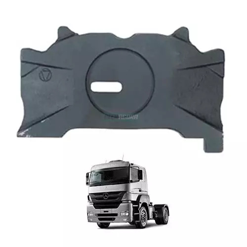 PLACA PRESSAO PINCA FREIO DIREITO MB TODOS PINCAS TIPO WABCO 17,5' (6132291974-B
