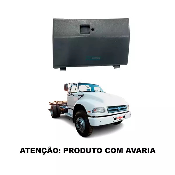 TAMPA PORTA LUVA COM AVARIA FORD F1000  F4000 F12000L F14000HD 1993 A 1998 SAPAO