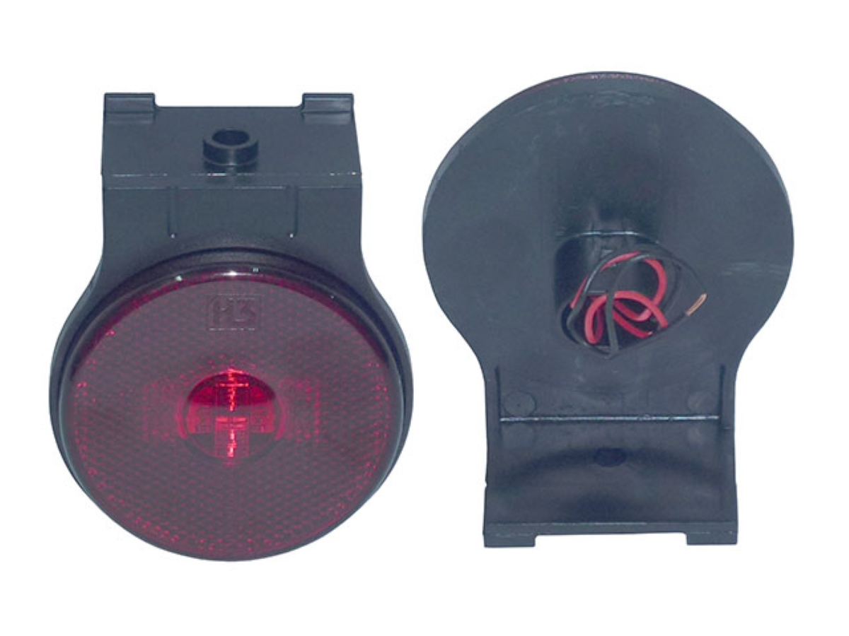 LANTERNA LATERAL LED BIVOLT COM SUPORTE FIXO CARRETA RANDON (210103160.,_|)