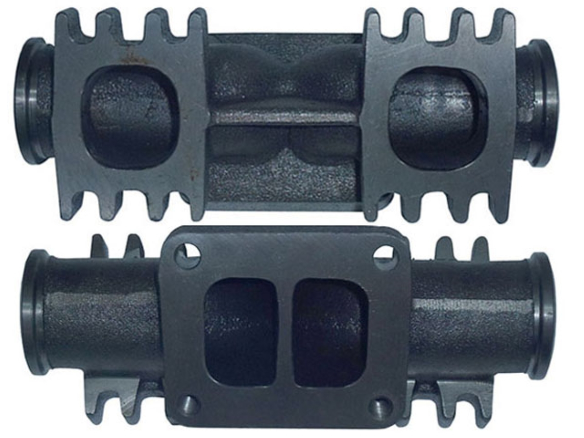 COLETOR ESCAPE CENTRAL PARA IVECO CAVALINO TRACTOR CURSOR (504030842])