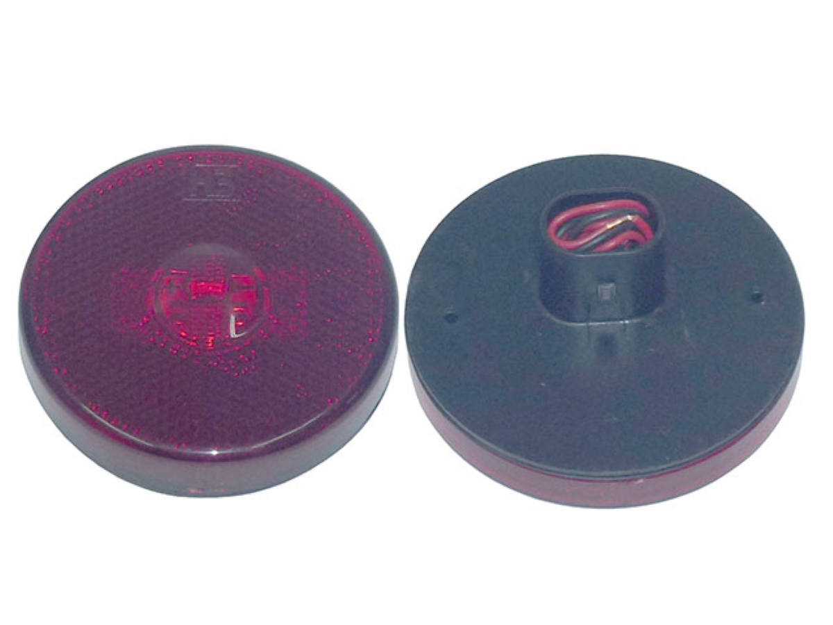 LANTERNA LATERAL LED RANDON SEM SUPORTE COM FIOS VERMELHA CARRETAS (513240)