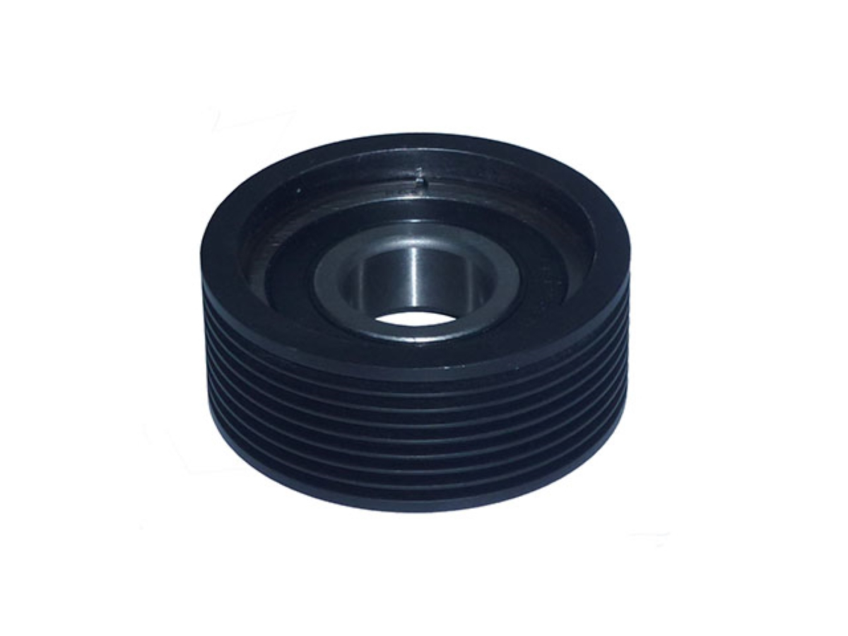 POLIA ESTRIADA ACO DO TENSOR COM ROLAMENTO 2A LINHA MB 1417 OF1722 ATEGO 2425 AX