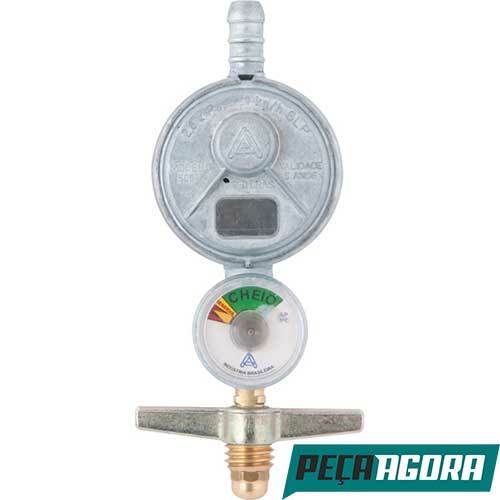 REGULADOR ALIANCA MINI COM MANOMETRO PARA GAS 505/01 (17854CC)