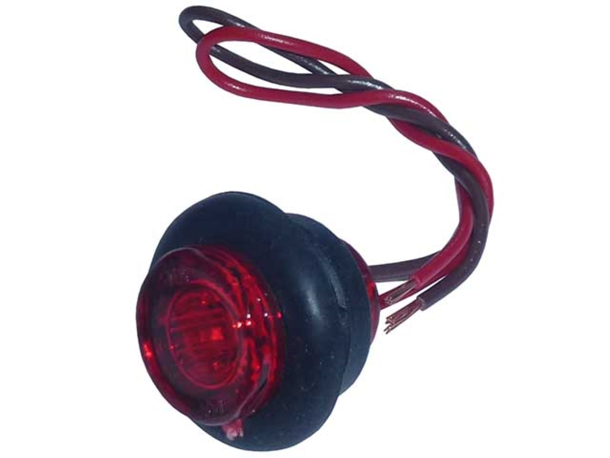 LANTERNA LATERAL BAU LED BIVOLT VERMELHA UNIVERSAL (514314])