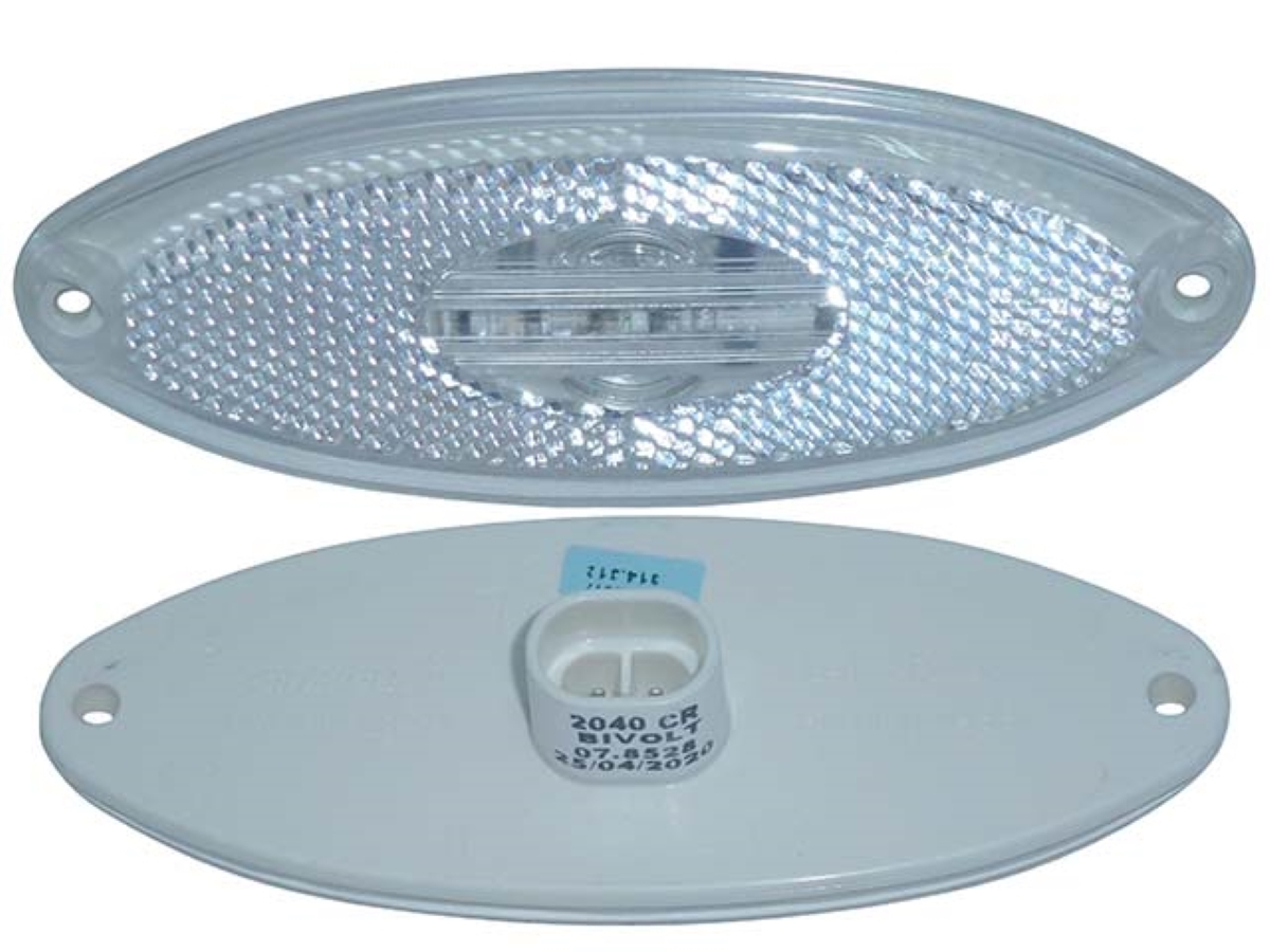 LANTERNA LATERAL ELIPSE GUERRA SEM SUPORTE CRISTAL CARRETA GUERRA (513850)