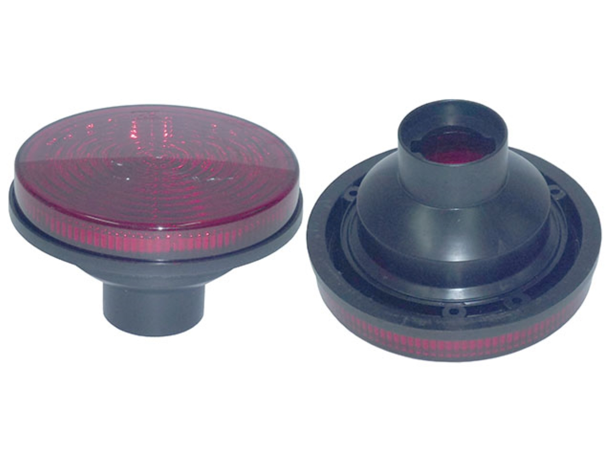 LANTERNA TRASEIRA REFLETIVA VERMELHA CARRETAS (513512)