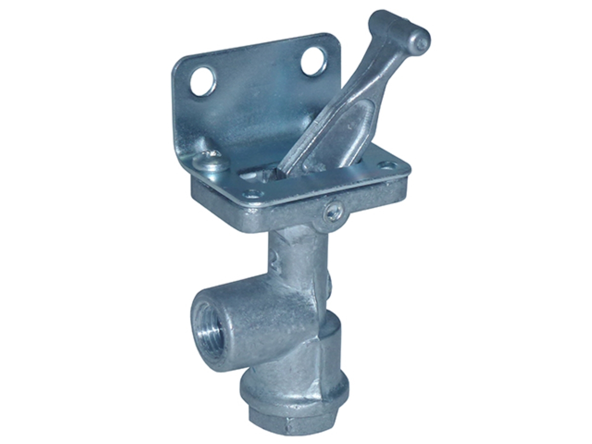 VALVULA BLOQUEIO TIC-TAC 1/4X1/4 13MM ADAPTACAO MB PARA FREIO A AR (0004309003].