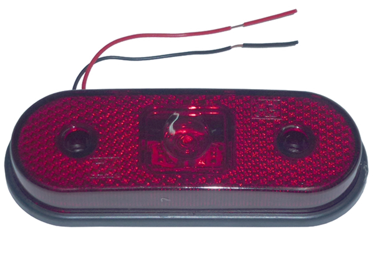 LANTERNA LATERAL FACCHINI SEM SUPORTE VERMELHA CARRETA FACCHINI (513706)