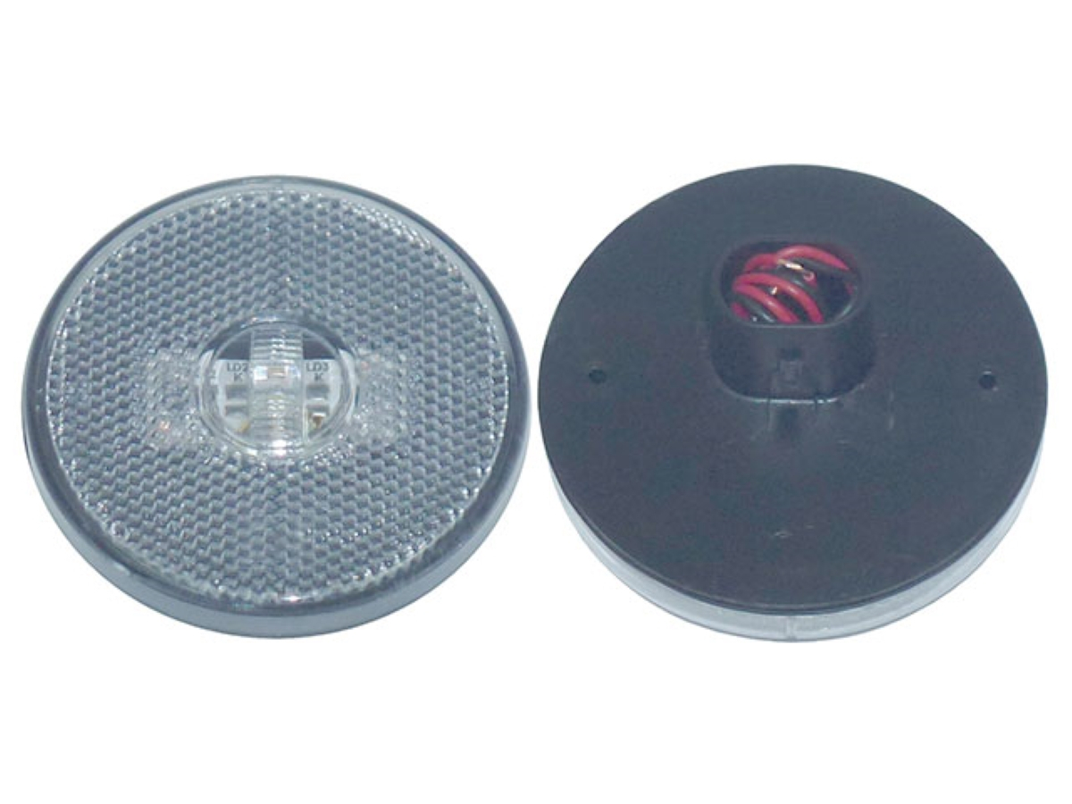 LANTERNA LATERAL LED RANDON SEM SUPORTE COM FIOS CRISTAL CARRETAS (513224)