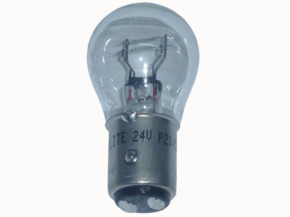 LAMPADA 1034 2 POLOS P21/5W DIVERSOS LINHA PESADA (1034 P21 5W 24V])