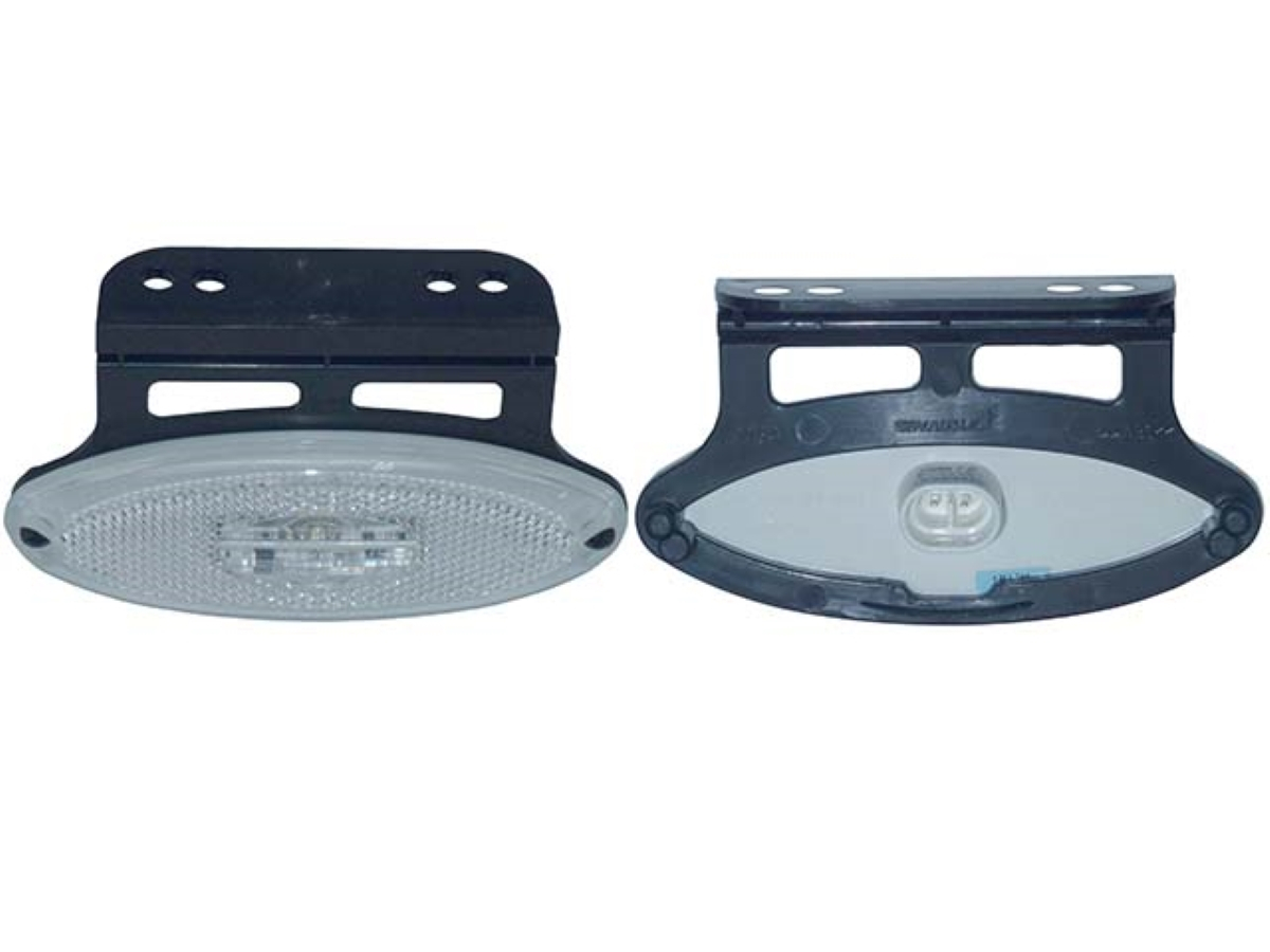 LANTERNA LATERAL ELIPSE GUERRA COM SUPORTE CRISTAL CARRETA GUERRA (513914)