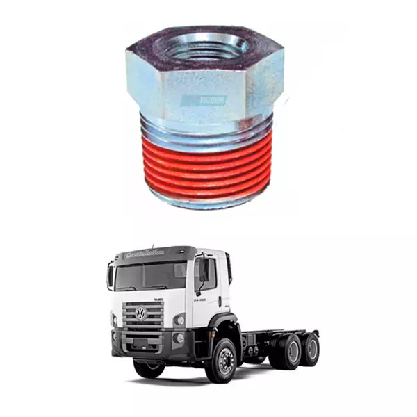 BUCHA REDUCAO ENCAIXE TUBO  COMPRESSOR AR VW 8150E 9150E 17250 23250 24250 13170