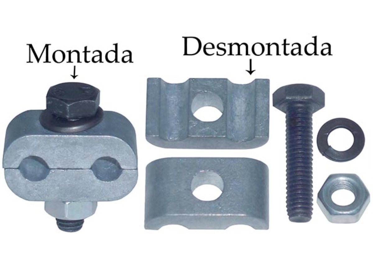 ABRACADEIRA P/2 TUBOS INJETORES COMPLETO (03873107-)