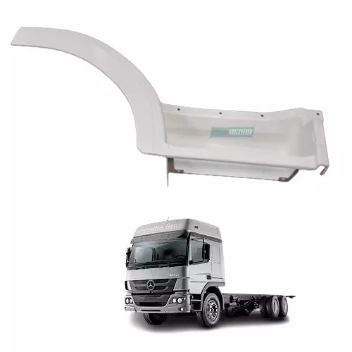 PARALAMA ESTRIBO DIREITO MB ATEGO FIBRA INJETADA RTM (9586603801-M302232)