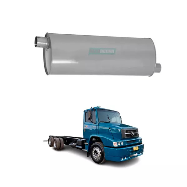 SILENCIOSO ESCAPAMENTO MB 1718 ELETRONICO EURO 3 (6934901501-6934900601-M090)