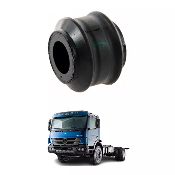 CAIXA 2 BUCHA BRACO BARRA ESTABILIZADORA DIANTEIRA MB ATEGO 1418 1518 1719 1726 