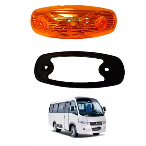 LANTERNA PISCA LATERAL AGRALE VOLARE AMBAR 4W 12V (33200008)