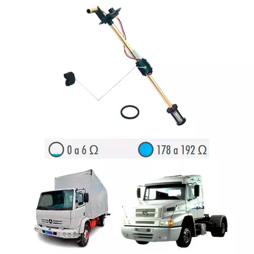 BOIA TANQUE PLASTICO 300L MB 1215C 1318 1728 1718M LS1935 1941 1945 1938 LS1938S