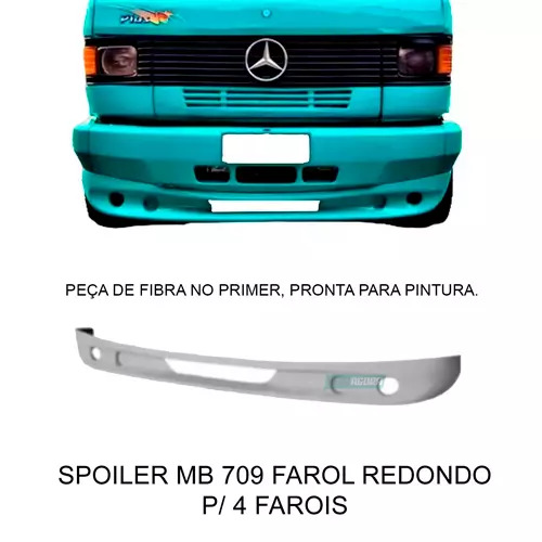 SPOILER PARACHOQUE MB 709 FAROL REDONDO 4 FAROIS  (AS2457-4F)