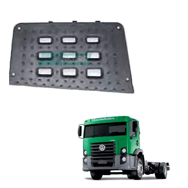 TAPETE ESTRIBO CINZA ESQ INFERIOR VW 17250 24250E CONSTELLATION (2S28216814M2)