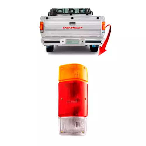 LENTE TRASEIRA DIR GM D20 A20 C20 85 86 87 ATE 96 AMBAR (154812)