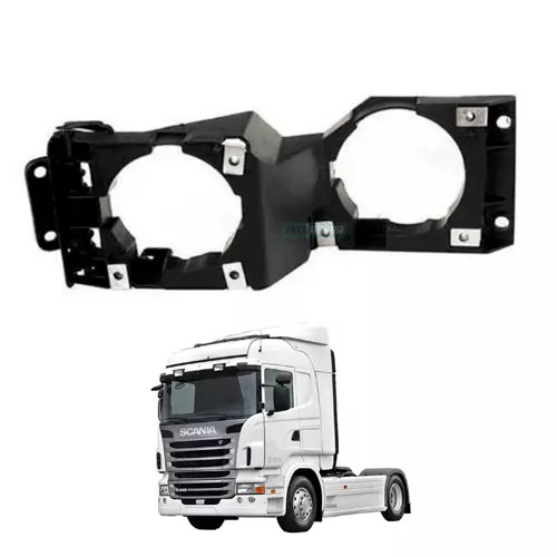 SUPORTE FAROL AUXILIAR ESQUERDO PARA SCANIA SERIE 5 CABINE P G R (1786692,)
