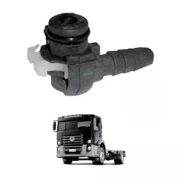 CONEXAO BICO ARLA DOSADORA 90 GRAUS PARA SCANIA VW CONSTELLATION VW DELIVERY (21
