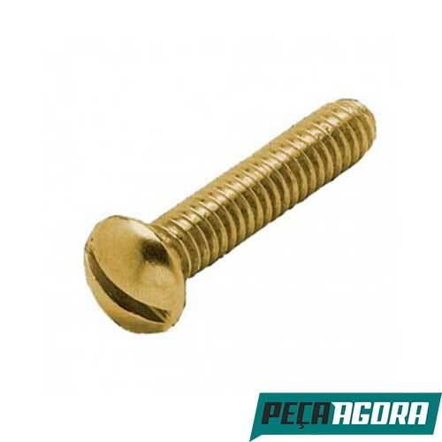 PARAFUSO ROSCA MAQUINA CABECA REDONDA 1/4X3/4 BICR CT C/ 2 (16125CC)