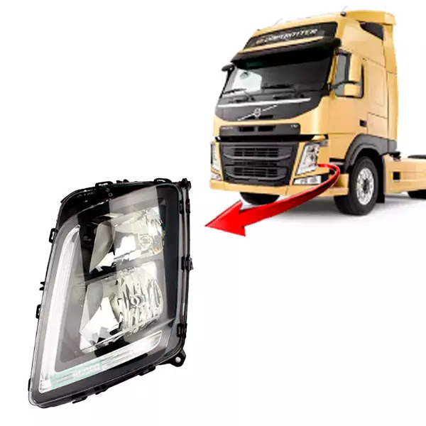 FAROL PRINCIPAL VOLVO ESQ FMX 380 420 460 500 540 2016 EM DIANTE  (84170202-F423