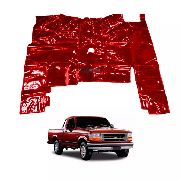 TAPETE DE VINIL F1000 F250 F350 99 VERMELHO (PUES236V)