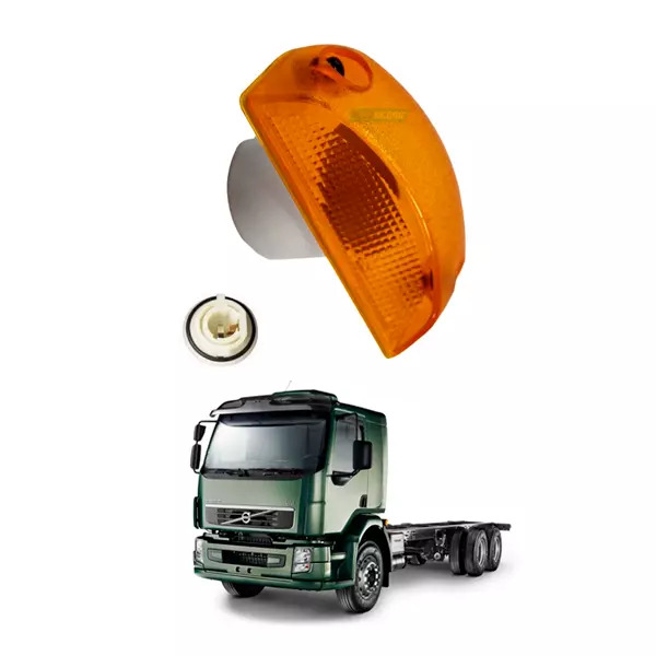 LANTERNA DIRECIONAL LATERAL COM SOQUETE DIR ESQ VOLVO VM 2005 A 2013 VM 2014 ...