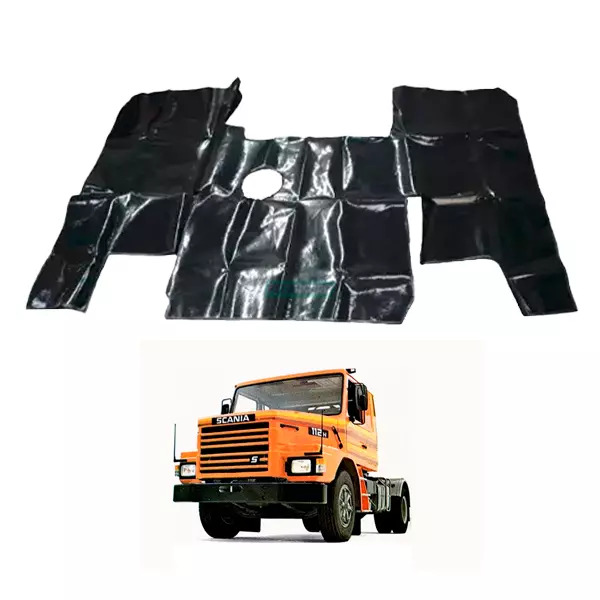 TAPETE DE VINIL PRETO PARA SCANIA 112 M (PUES405P)