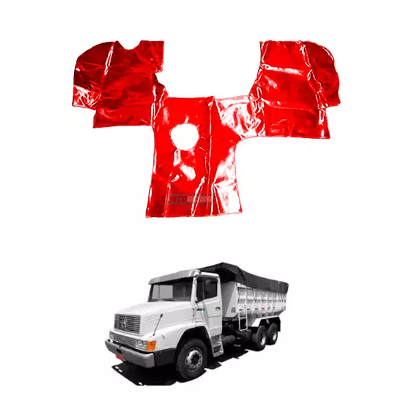 TAPETE VINIL VERMELHO MB 2635 CANAVIEIRO (PUES817V)