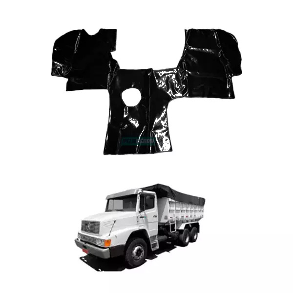 TAPETE VINIL PRETO MB 2635 CANAVIEIRO (PUES817P)