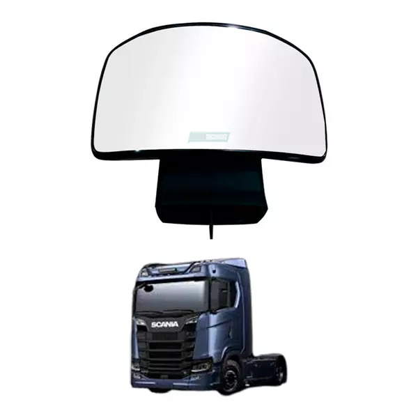 ESPELHO RETROVISOR RAMPA LATERAL PARA SCANIA NTG SERIE S - 2019... (2116023-2118