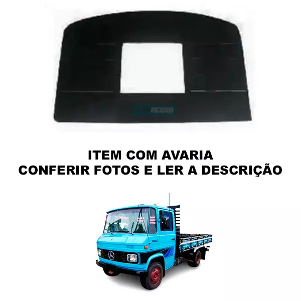 FORRO TETO CAMINHAO COM AVARIA MB 608 708 SEM BOLSA PRETO - PVC (087007.-AVA)