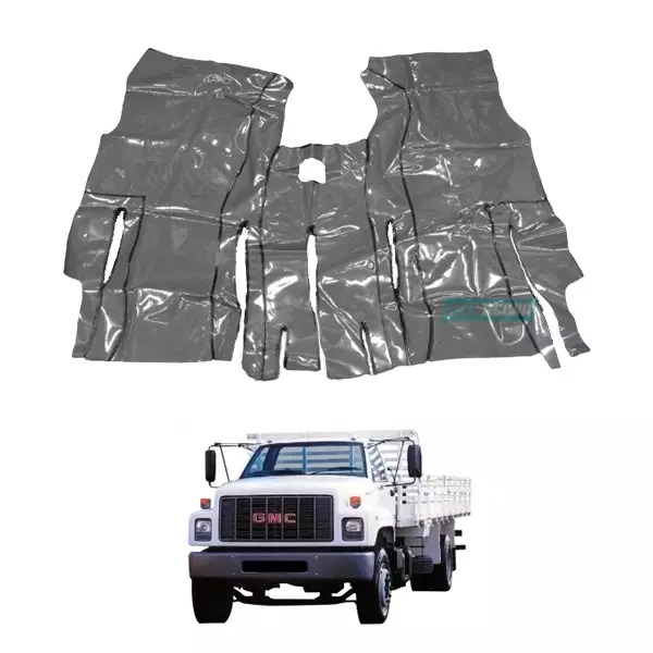 TAPETE VINIL CINZA GMC 16220 GRANDE (PUES778C)