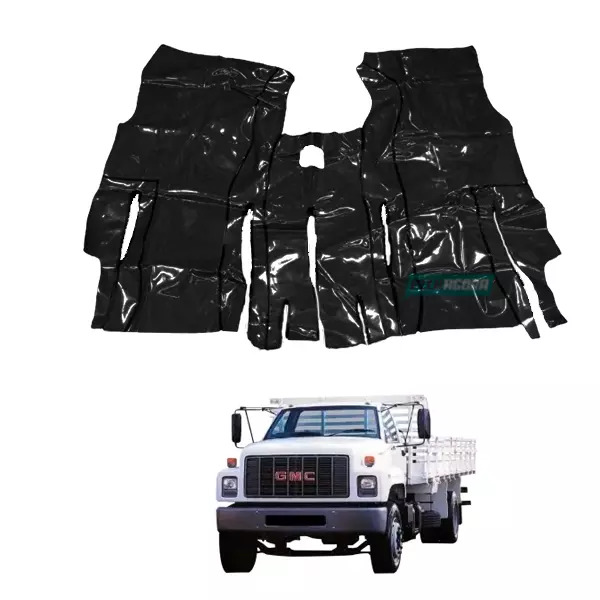 TAPETE VINIL PRETO GMC 16220 GRANDE (PUES778P)